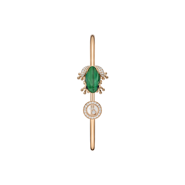 Chopard Happy Hearts36 mm, quartz, ethical rose gold, Lucent Steel™, diamonds, mother-of-pearl