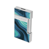 S.T. Dupont slimmyLacquered lighterGéodeblue