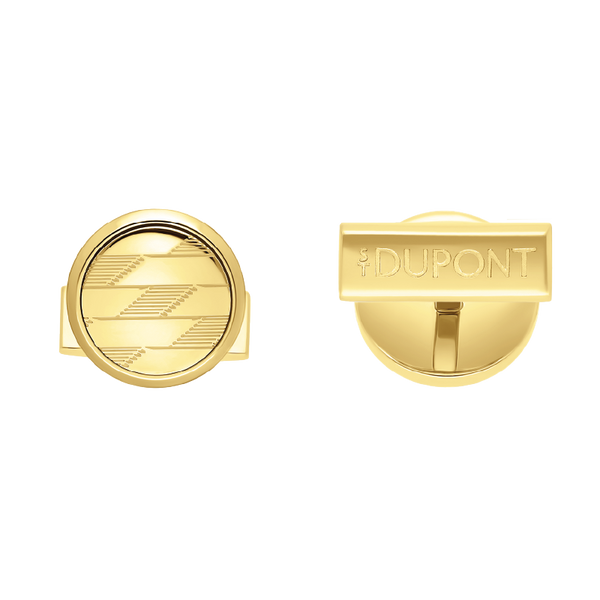 S.T. DUPONT Cufflinks MetalMonogram 1872golden
