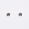 White Gold with Main Stone & Diamond Earrings