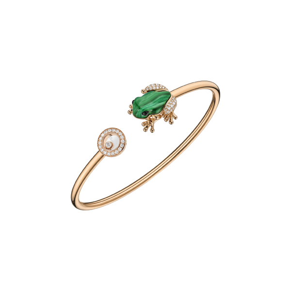 Chopard Happy Hearts36 mm, quartz, ethical rose gold, Lucent Steel™, diamonds, mother-of-pearl