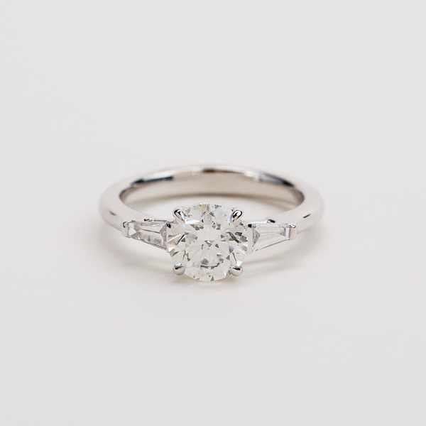 White Gold Diamond Ring 53