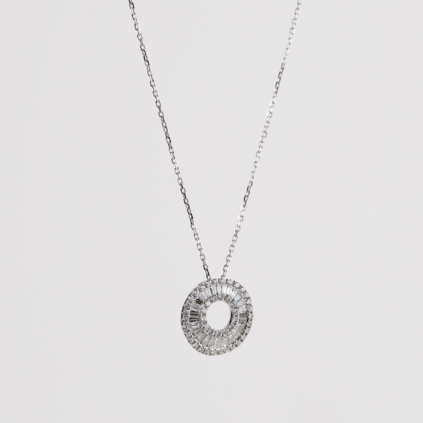 White Gold Diamond Pendant