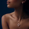 Chopard Happy Sun, Moon and StarsPendant, ethical rose gold, diamonds
