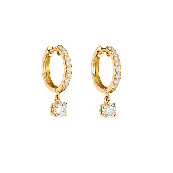 Round Diamond Earrings