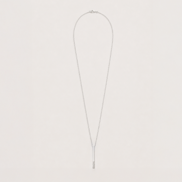 Gucci White Gold & Diamond Necklace