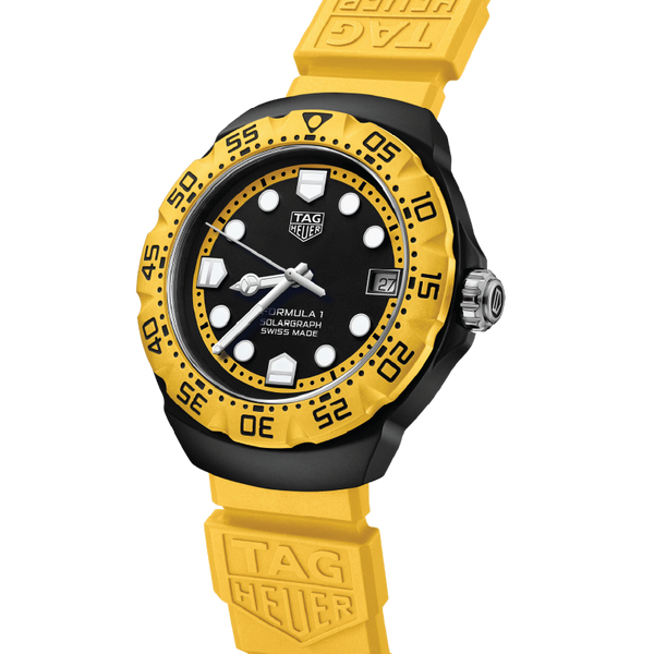 TAG Heuer Formula 1SolargraphSolar Quartz, 38 mm, Steel DLC