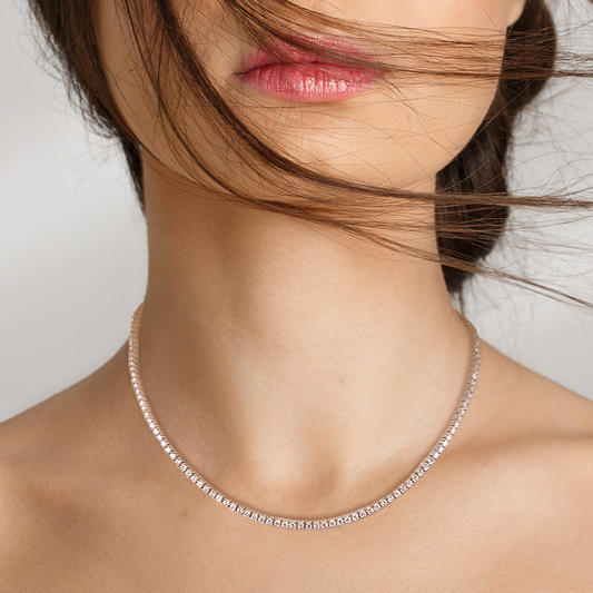 White Gold Diamond Necklace