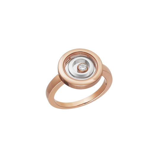 Chopard Happy Spirit Ethical Rose Gold, White Gold, Diamond Ring 53