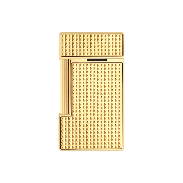 S.T. Dupont Slimmy Diamond head Lighter Golden