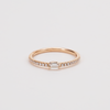 Rose Gold Diamond Ring 54