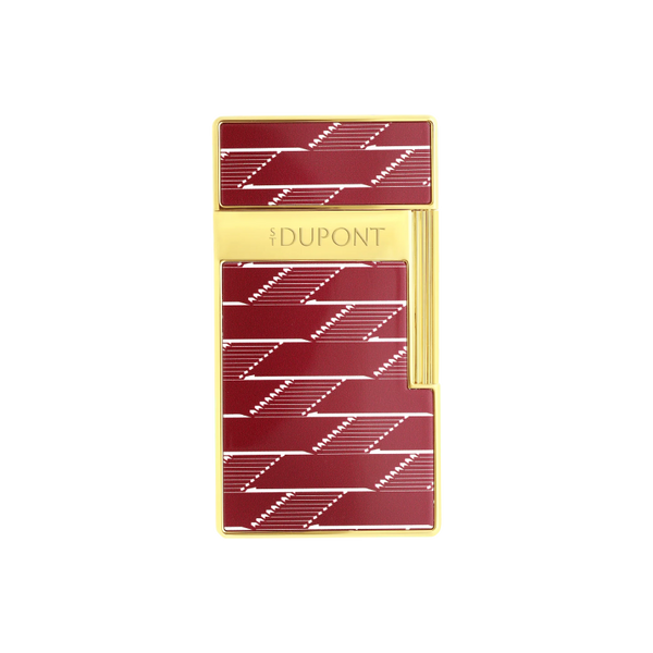 S.T. Dupont Lacquered lighterMonogram 1872burgundy