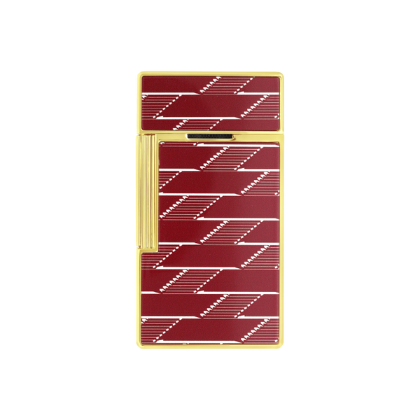 S.T. Dupont Lacquered lighterMonogram 1872burgundy