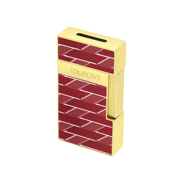 S.T. Dupont Lacquered lighterMonogram 1872burgundy