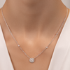 White Gold Diamond Necklace