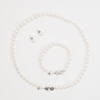 Mikimoto Classic 18ct White Gold Akoya Pearl Necklace, Bracelet and Earring Set