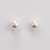 Mikimoto Classic Pearl Stud Earrings 18K White Gold