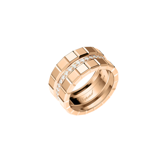 Chopard Ice Cube Ring Ethical Rose Gold, Diamonds 53