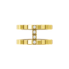 Chopard Ice CubeRing, ethical yellow gold, diamonds 59