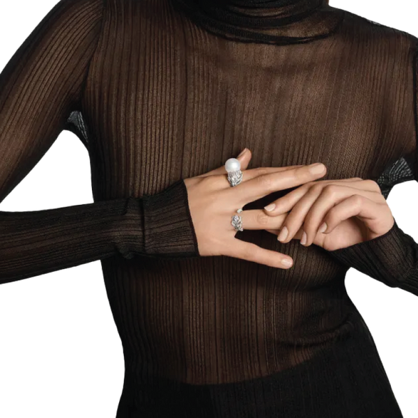Boucheron Plume de Paon ring 52