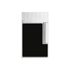 S.T. DUPONT LIGNE 2 LIGHTER MICRODIAMOND HEAD SILVER AND MATTE BLACK