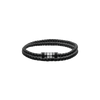 Chopard Classic Racing braceletBlack lambskin - silver-toned metal