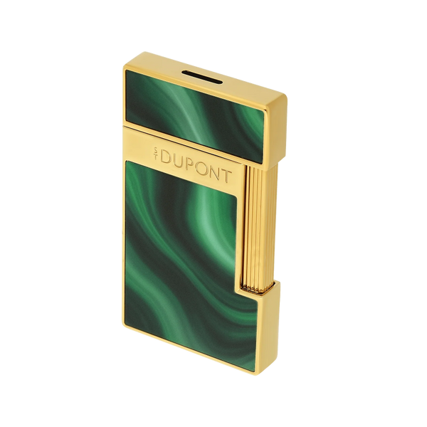 S.T. Dupont slimmyLacquered lighterGéodegreen