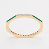 Yellow Gold Diamond Bangle