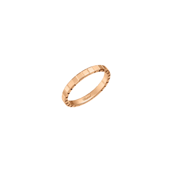 Chopard Ice Cube Rose Gold Diamond Ring 52