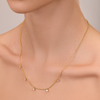 Yellow Gold Diamond Necklace