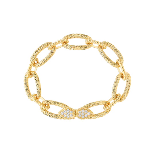 Boucheron Vintage Serpent Bohème Link Bracelet 17CM