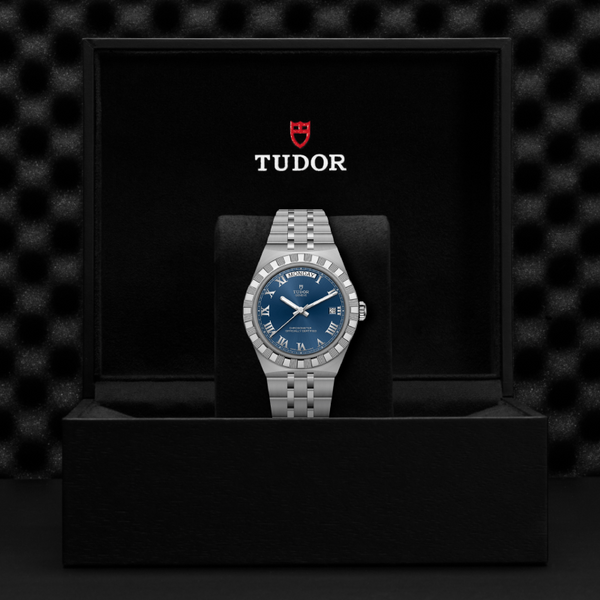 Tudor RoyalManufacture Calibre MT563340mm steel caseBlue dial