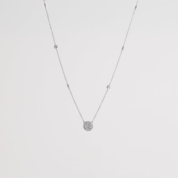 White Gold Diamond Necklace