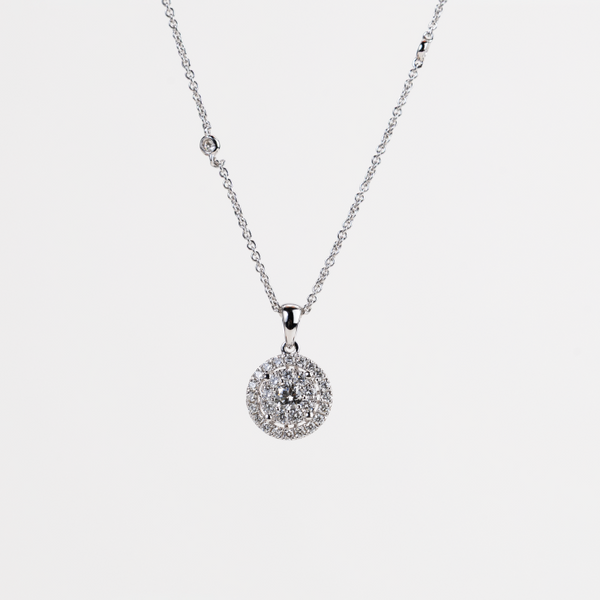 White Gold Diamond Necklace