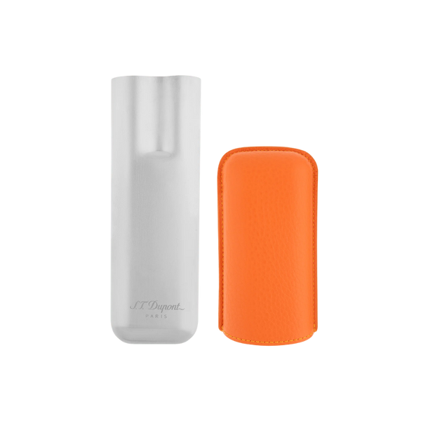 S.T. Dupont 2 cigar case Leather case Orange