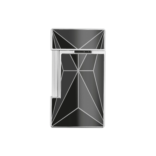 S.T. Dupont slimmyLacquered lighterFire Xblack