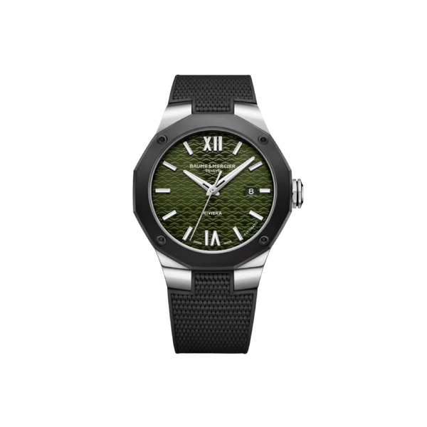 Baume et Mercier RivieraAutomatic watch, Steel-ADLC - 42mm