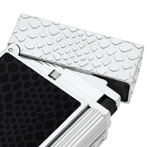 S.T. Dupont Ligne 2 Guilloche under lacquer lighter Snake Skin black