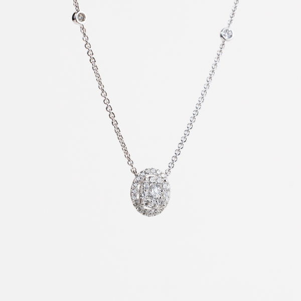White Gold Diamond Necklace
