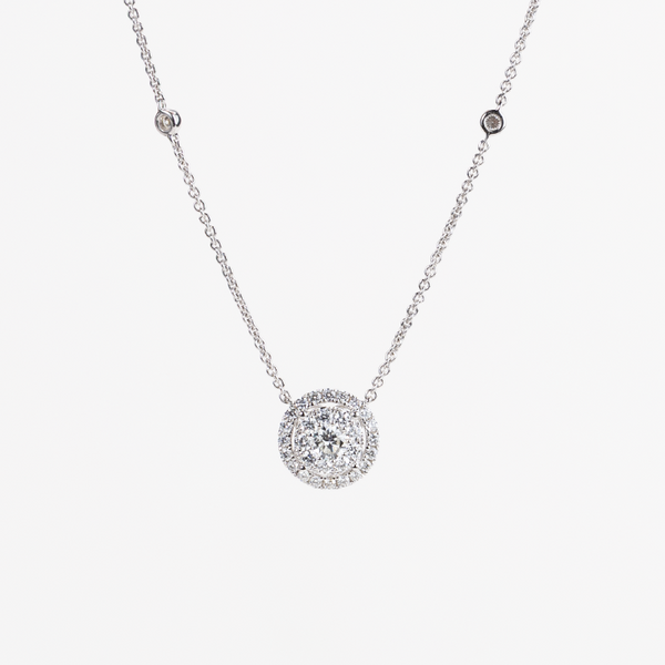 White Gold Diamond Necklace