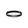 Chopard Heritage braceletBlack leather - ruthenium-toned metal