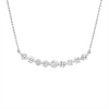 White Gold, Diamond necklace 18 kt WG