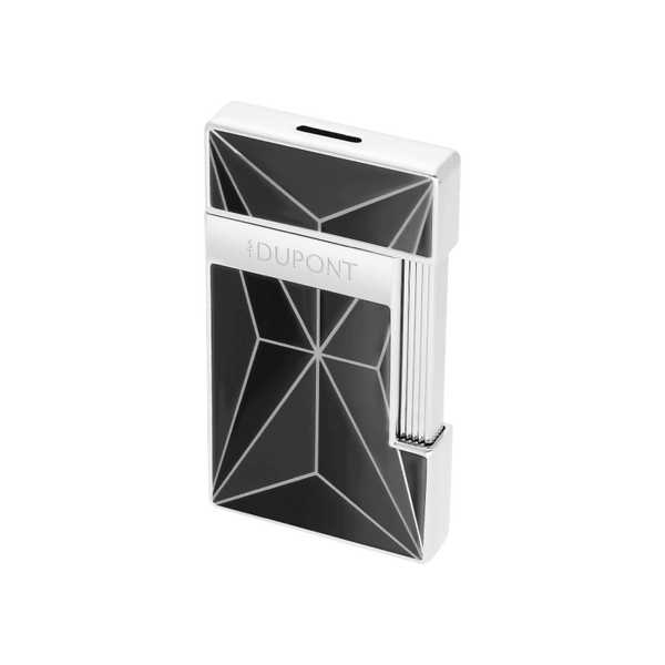 S.T. Dupont slimmyLacquered lighterFire Xblack