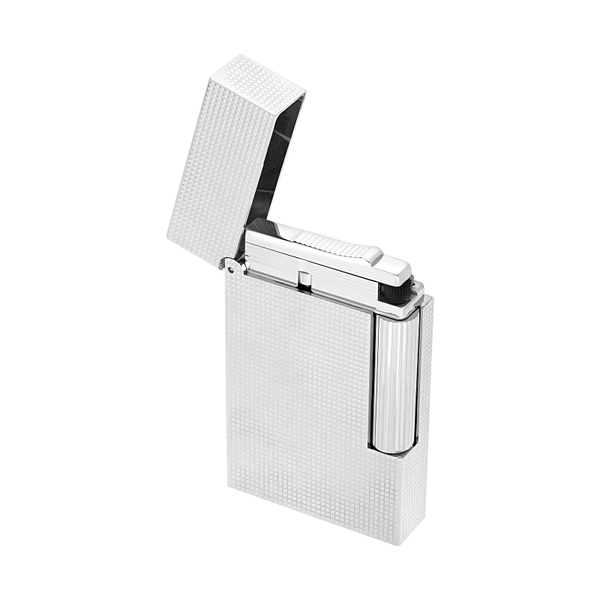 S.T Dupont ligne 2 Micro Diamond head lighter silver
