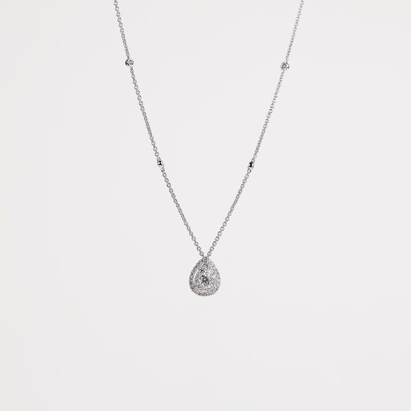 White Gold Diamond Necklace