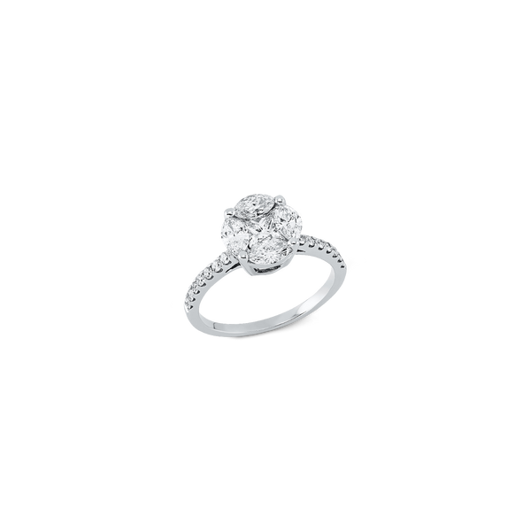 White Gold Diamond Ring