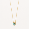 18K Yellow Gold Diamond Necklace