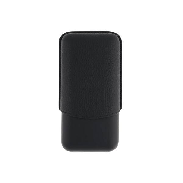S.T. Dupont 3 cigar case Leather case black