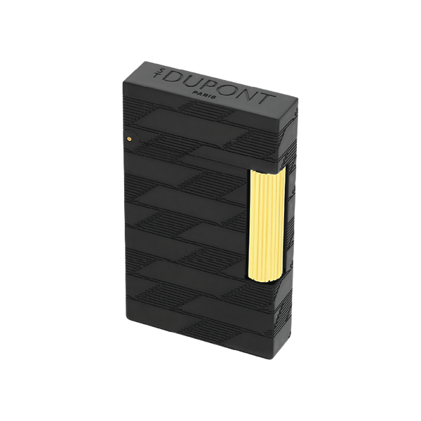 S.T. Dupont ligne 2 Double Guilloche Lighter Monogram 1872 black