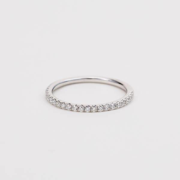 White Gold Diamond Ring 54